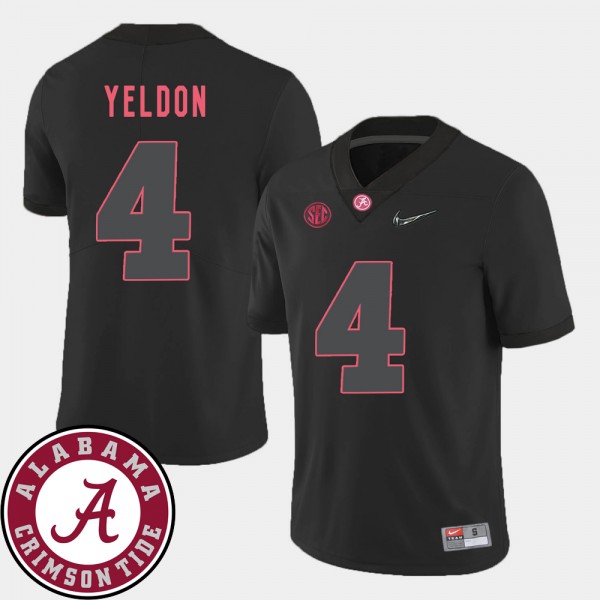 Alabama Crimson Tide 4 T.J Yeldon Red NCAA Jerseys 2014 All State Sugar Bowl Game Patch